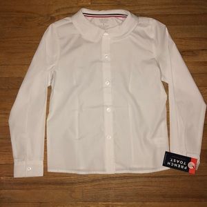 Girls French Toast Brand White Button-Up - Size 8